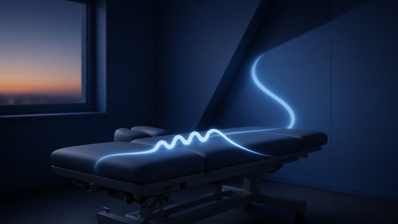 Quiet treatment room at Delaware Chiropractic on West William Street
